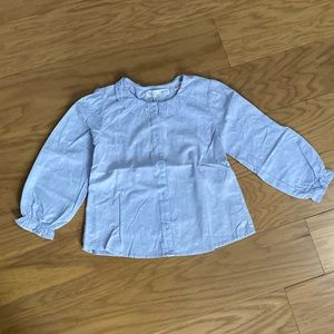 Zara light blue button shirt